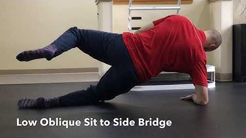 Low Oblique Sit to Side Bridge - DNS - 7 Months Side Lying