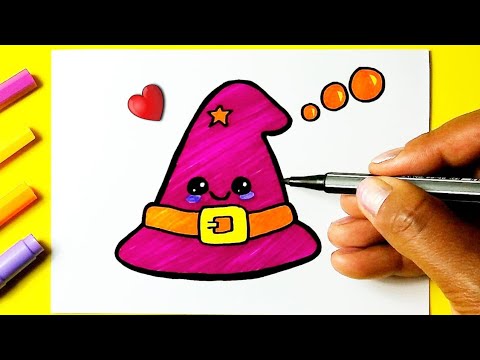 Como desenhar Abóbora de Halloween fofa Kawaii ❤ Desenhos Kawaii - Desenhos  para Desenhar 