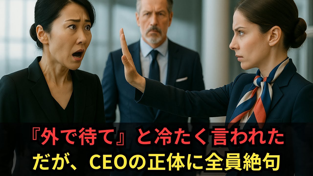 「外で待て」と言われた日本人女性──5分後、CEOの正体に役員たちが凍りついた