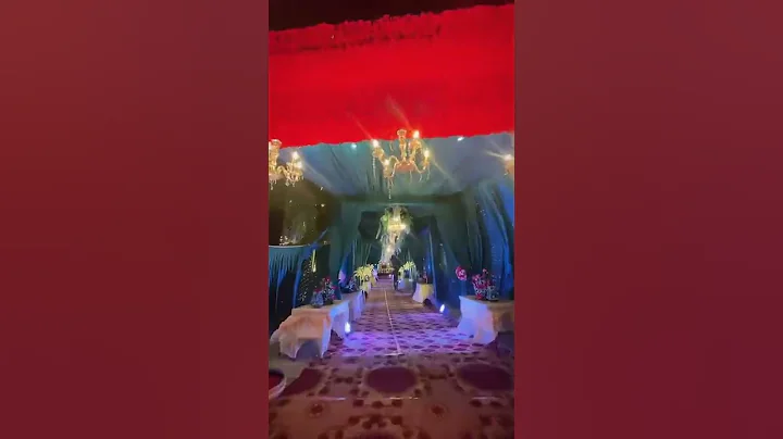 Elegant Wedding Entrance Decor | Wedding Passage Decoration #weddingdecoration #shorts #ytshorts