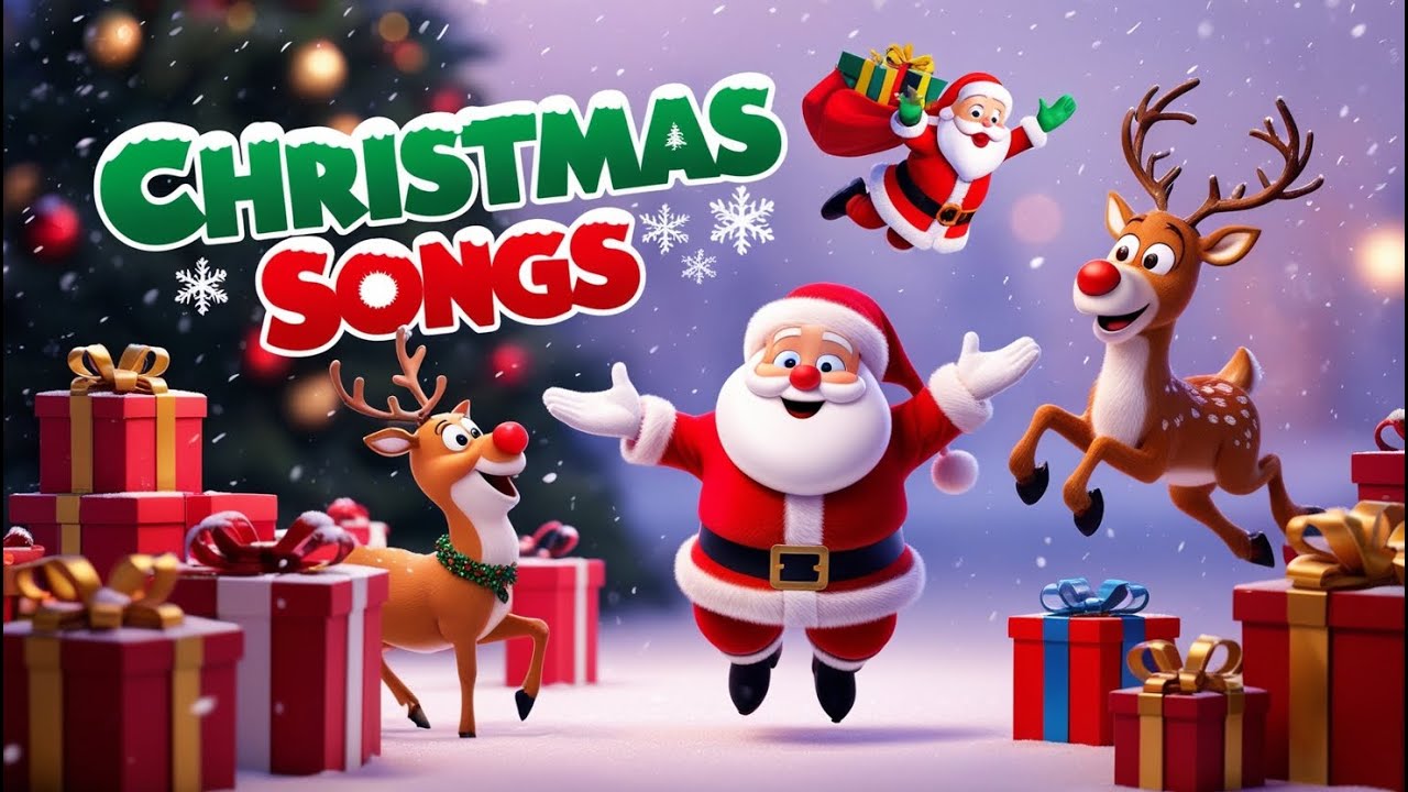 Top 5 Christmas Songs with Lyrics🎄 Merry Christmas 2024 Playlist🎄Jingle