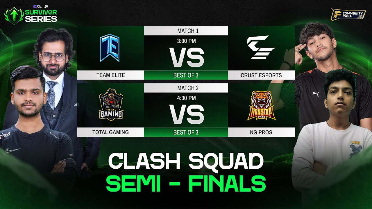 One Game Free Fire Max Survivor Series | CS SEMIFINALS | FT.