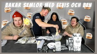 HÄNG MED I KÖKET - BAKAR SEMLOR MED BEN OCH ELVIS (försöker)