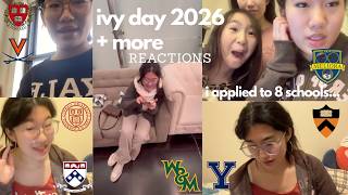 *actually realistic* ivy day 2026 + more 🎉 | college decisions reaction | asian girl + stem major