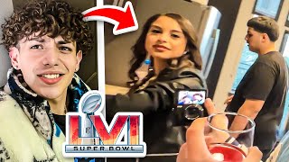 my family surprised me for the super bowl ...