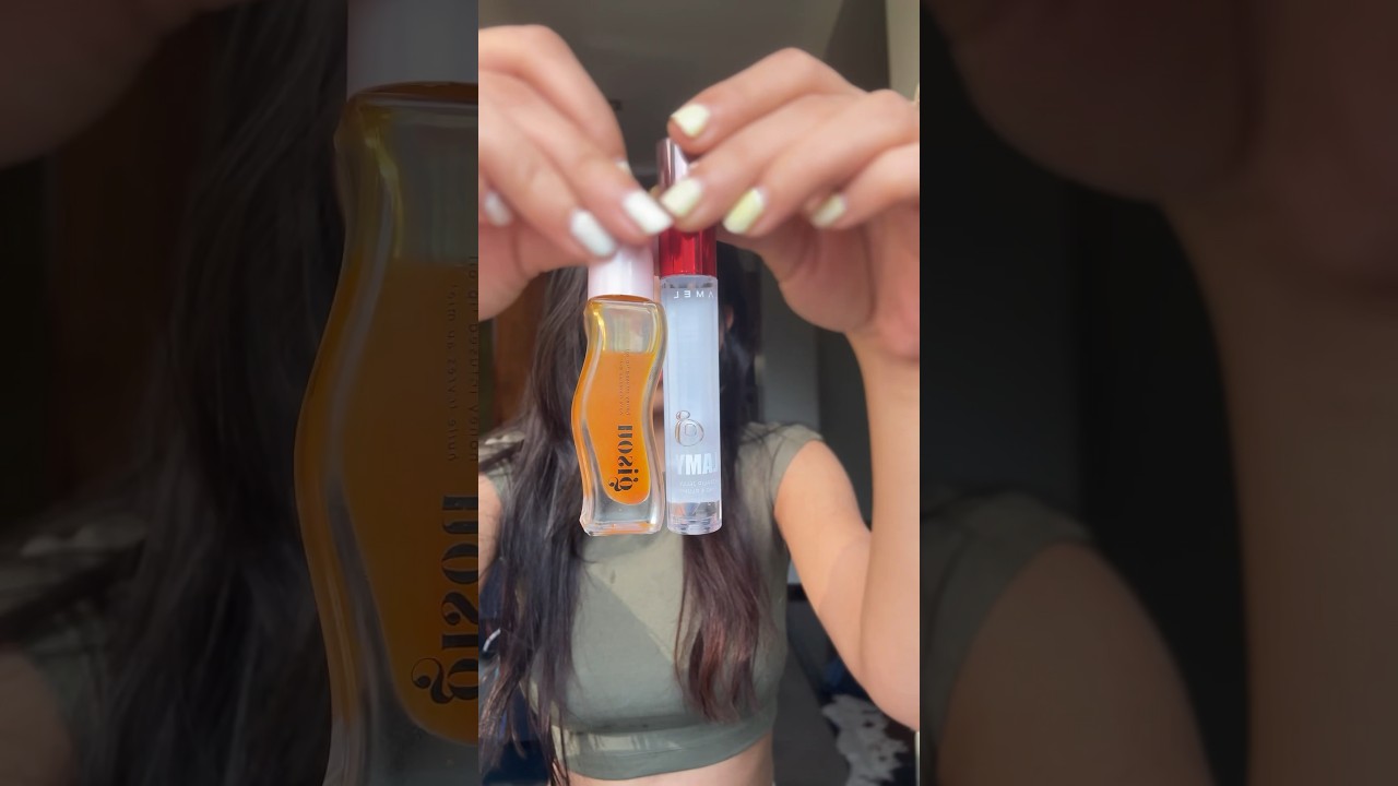 Viral 🍯Lip oil Vs Clear Lip Gloss test 