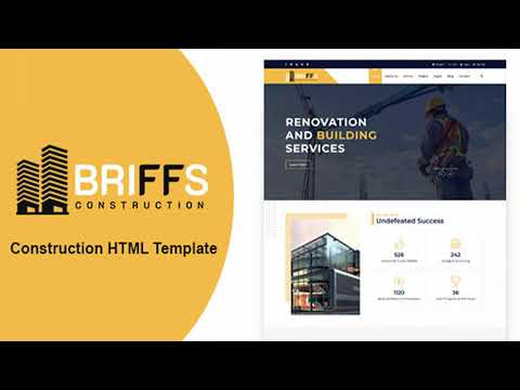 Briffs - Construction HTML Template | Themeforest Website Templates and Themes