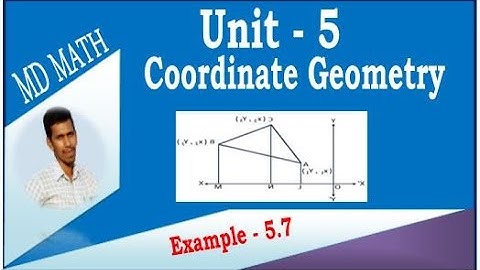 Class 10 | Unit – 5 | Coordinate Geometry | Example 5.7