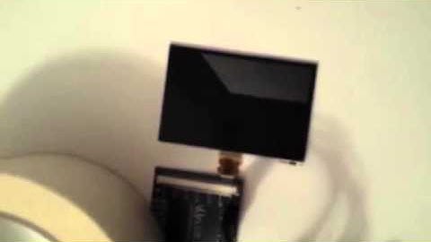 Testing sharp 2.7" ultra low power display