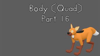 Making A Maned Wolf Character With Blender - Part 16 B