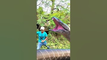 Anaconda Snake in real life P54#shorts#snake #python #snakes #nagin#anaconda #bigsnake #viralVideo