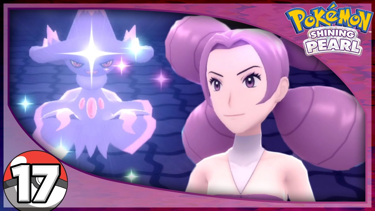 Hearthome Gym Leader Fantina & Mismagius! Pokemon Shining Pearl