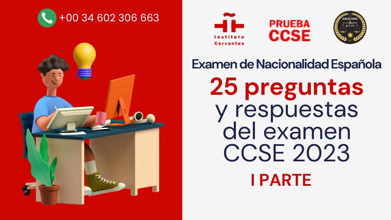 🔴EXAMEN CCSE DE NACIONALIDAD ESPAÑOLA