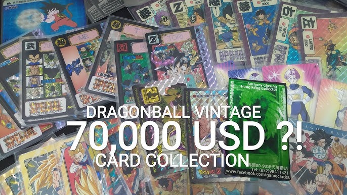 Collection : les cartes Dragon Ball Z Carddass Hondan BP/DP de
