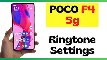 POCO F4 5g Ringtone Settings || How to Set Custom Ringtone Poco f4 5g || 2022