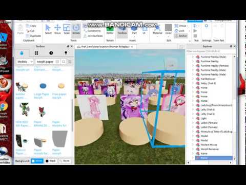 How To Make Paper Morph In Roblox Studio Youtube - how to add morphs in roblox studio