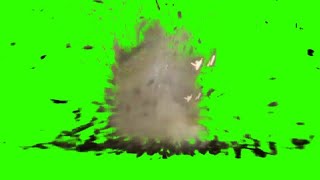 Green Screen Explosion Effect With Sound Effect – Green Screen 4k