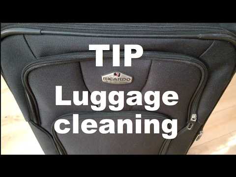 properly clean your away suitcase 