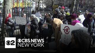 Tenants of NYCHA complex in Chelsea protest planned demolition