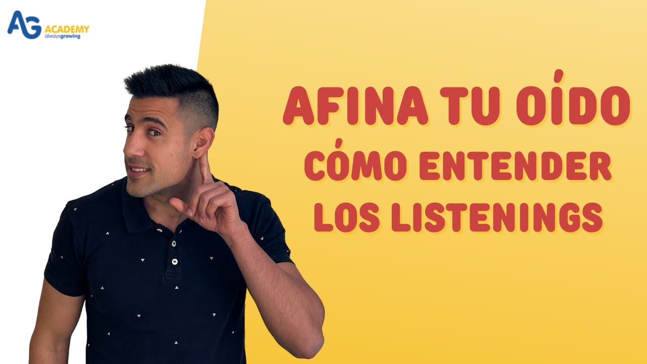El mes del inglés. Clase 10 de 15. Afina tu oído. Cómo entender los Listenings. 👂🏻🎧😁