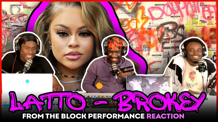 Latto - Brokey | From The Block Performance 🎙 | Reaction