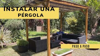 Cómo instalar una pérgola PASO a PASO ¡Super fácil ! ‍ ⛱  Nortene y Jardinatis