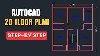 AutoCAD Floor Plan Drawing Tutorial | Step-by-Step