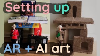 Setting up an AI Art and Augmented Reality app