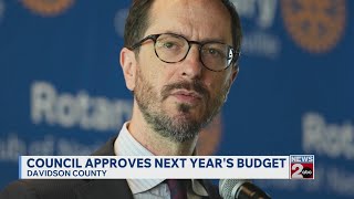 Metro Nashville Council approves next year's budget
