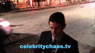 James Marsden Hanging Out With Fans Taking Photo Ops