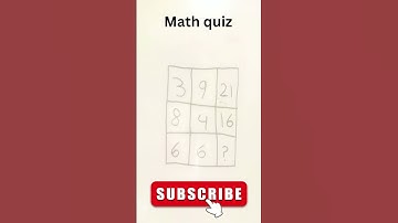 Math Quiz #mathquiz #mathchallenge #shorts #shortvideo
