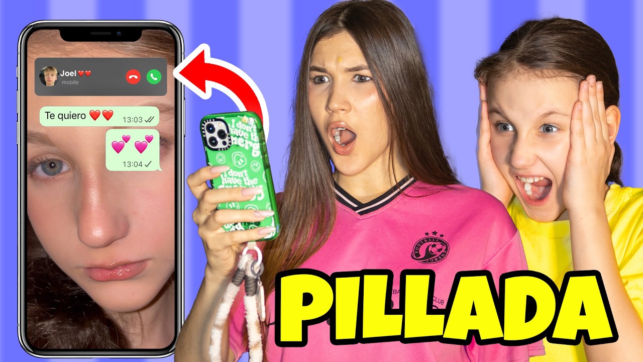 LE REVISO EL MÓVIL A MI HERMANITA Y ENCUENTRO ESTO 😱 | Daniela Golubeva