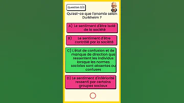 Quiz 23 Teste Tes Connaissances En Sociologie 