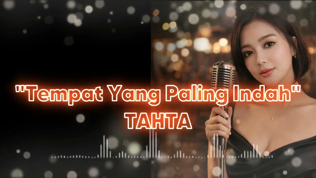 TAHTA - TEMPAT YANG PALING INDAH | VIDEO LYRIC Female Pop Ballad Cover | Lagu Santai Buat Kerja