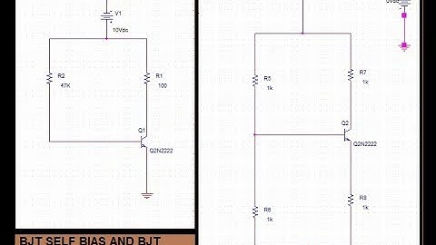 Self Bias And Voltage divider PSpice Simulation (Step by step )