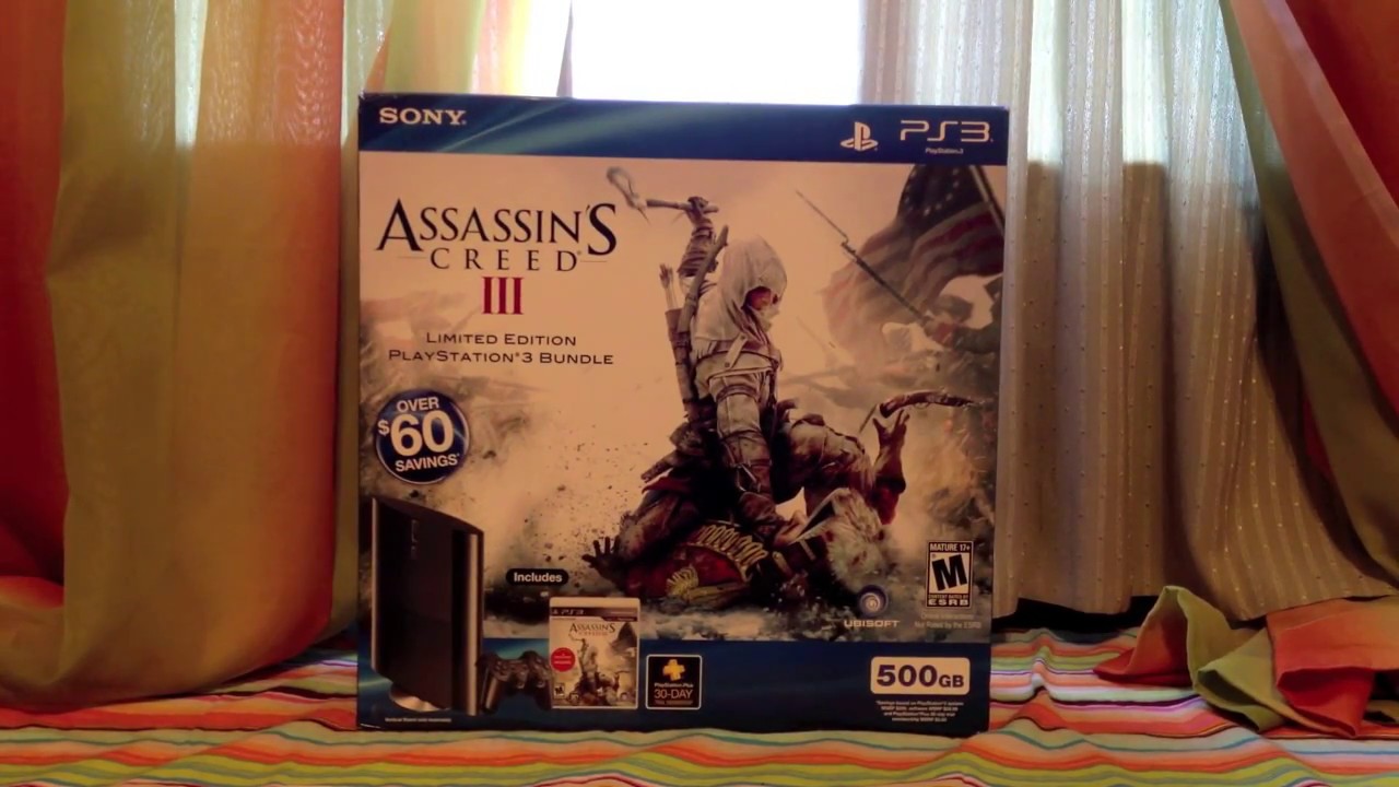 Assassins Creed PS3 bundle Unboxing