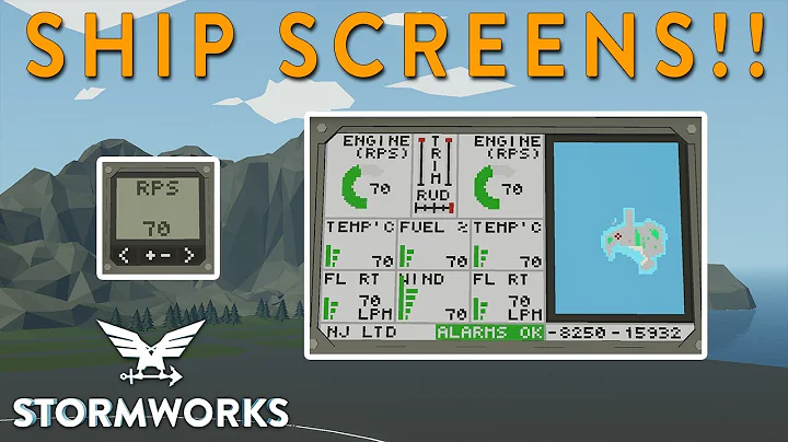 CUSTOM SHIP SCREENS!!! - Stormworks
