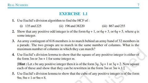 Exercise 1.1 Maths Class 10th NCERT SOLUTION I CLASS 10th MATHS in 100 DAYS I DAY-1