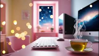 🫧1 Hour Soft Lo-fi Beats with Keyboard Typing | Aesthetic Study & Chill Ambience🌙✨ screenshot 2