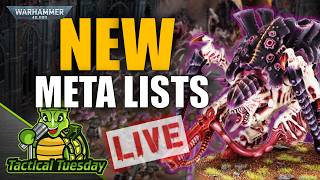 🔴What's winning in the NEW META!? | TacticalTuesday 40k Live Stream Show