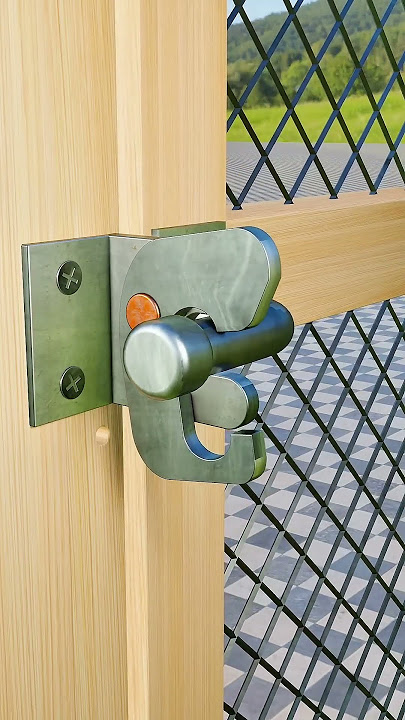 Door Latch Ideas 3D #shorts #tools #mechanicallock #3danimation #machine #locksystem #3dmodeling