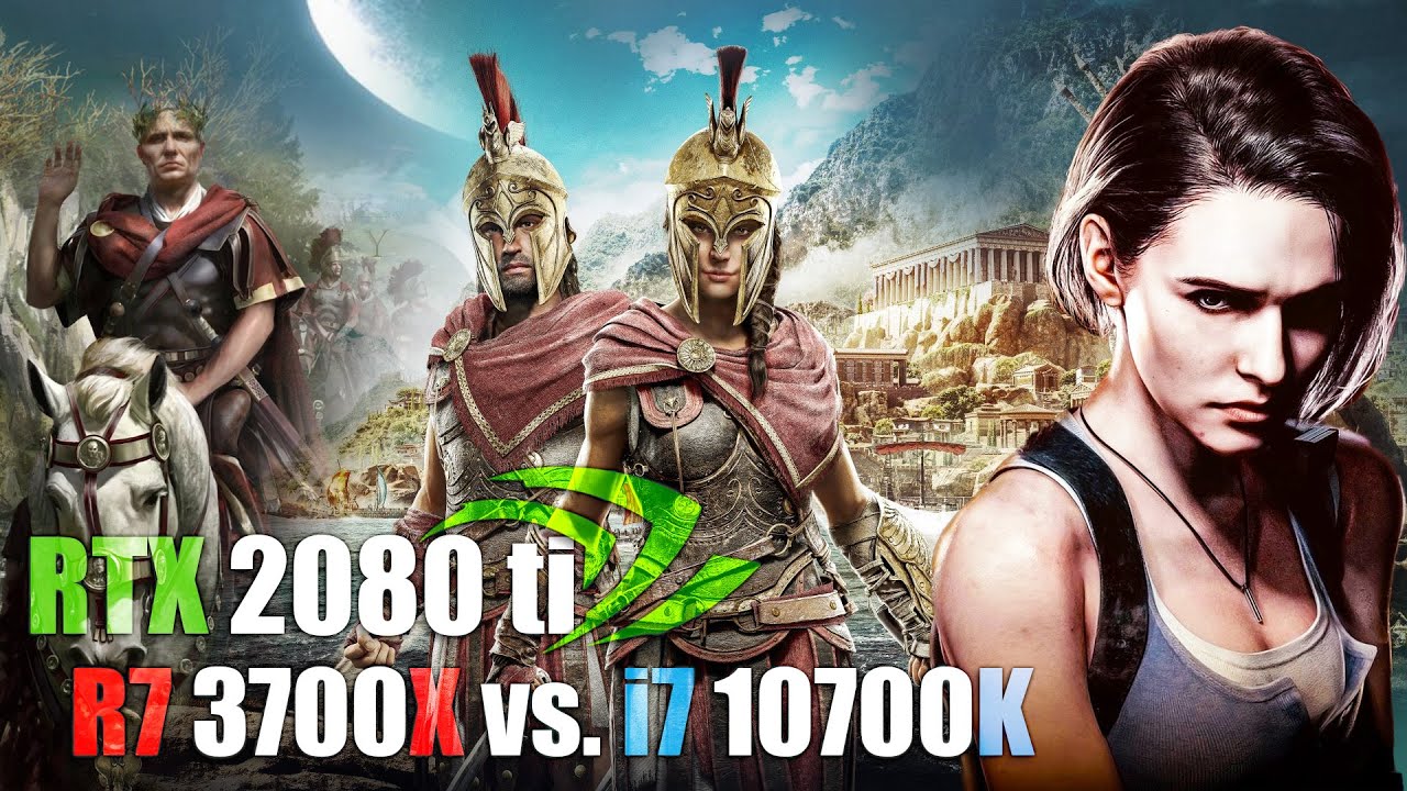 R7 3700x vs i7 10700k on RTX 2080 Ti Gaming Performance Comparison