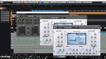 Cubase + Mux VSTi linked parameter modulation