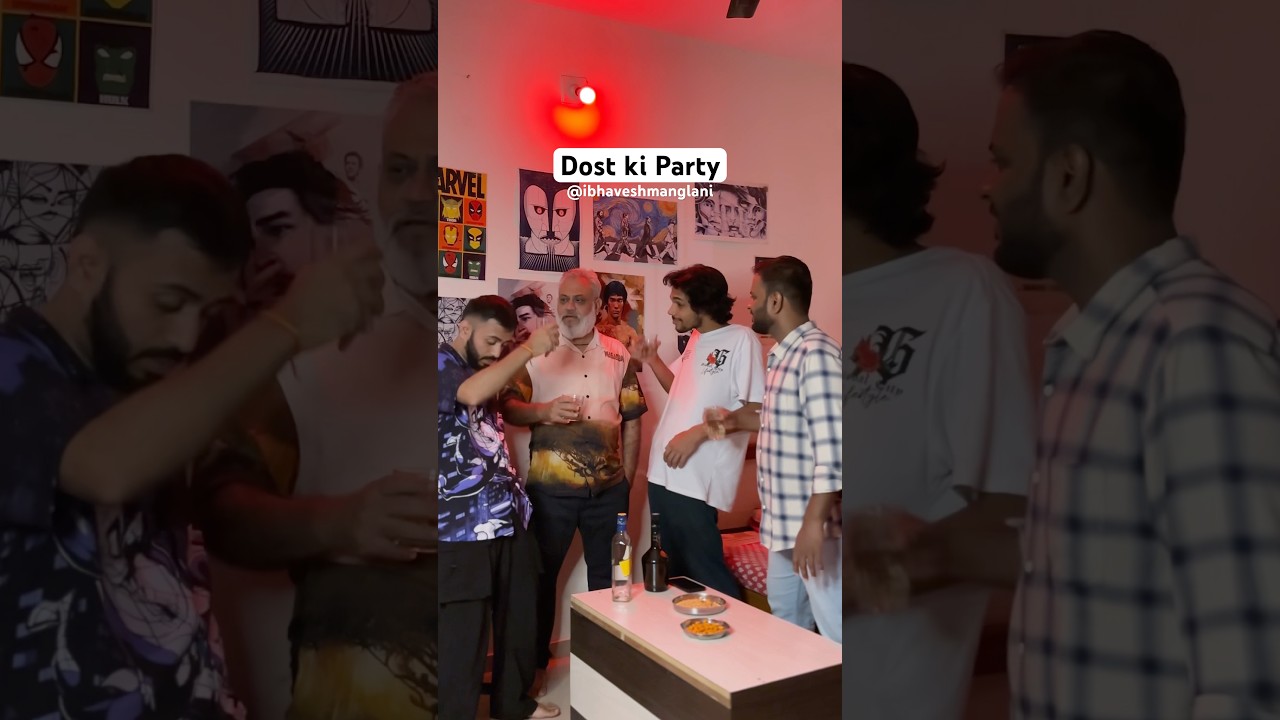 Baap Beta aur Dost ki Party 