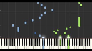 Une histoire étrange (Piano Theme) - Sofiane Pamart ft. Laylow (Synthesia Tutorial | Piano sheet)