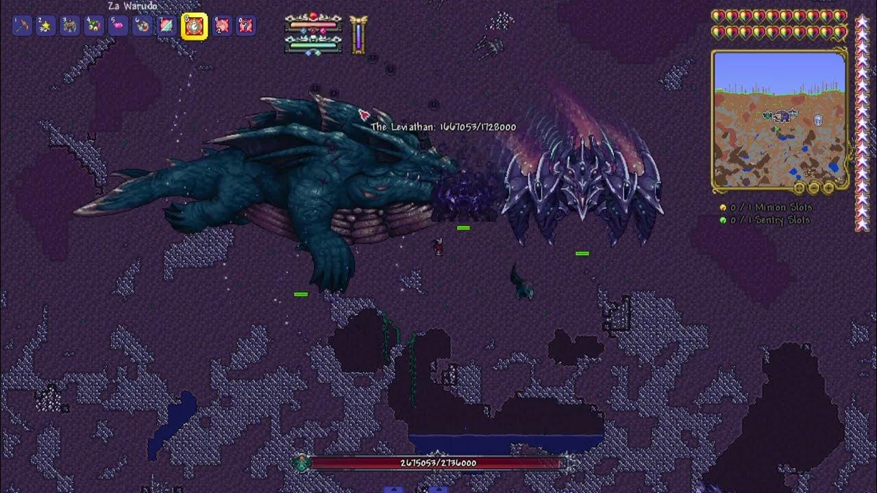 Terraria rune kos bosses vs most calamity bosses ll smash bros mod