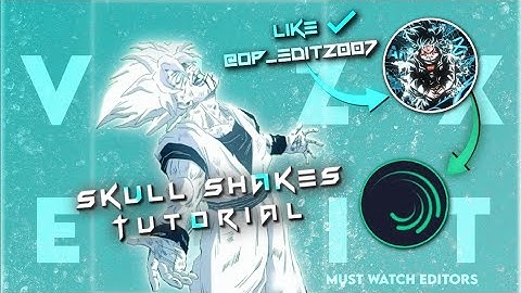 Skull Shake Like @Op_Editz007  | Alight Motion Shakes Tutorial