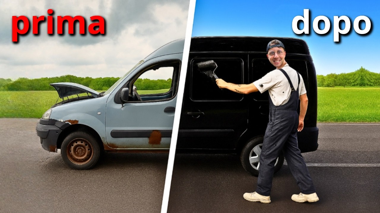 TRASFORMO questo FURGONE ABBANDONATO in un MOSTRO!