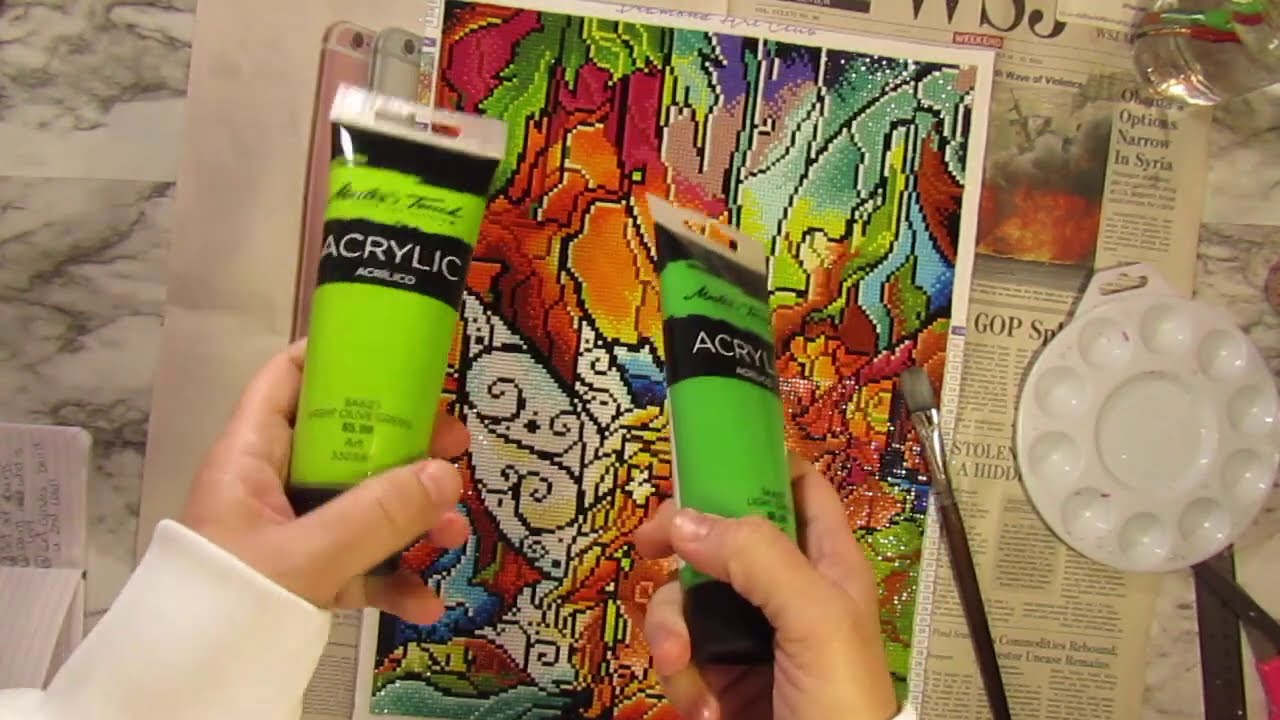 How To Frame A Diamond Painting...three ways on this video