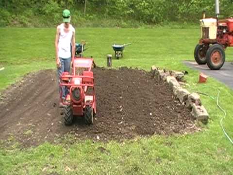 Tilling the Garden 5-15-10 - YouTube